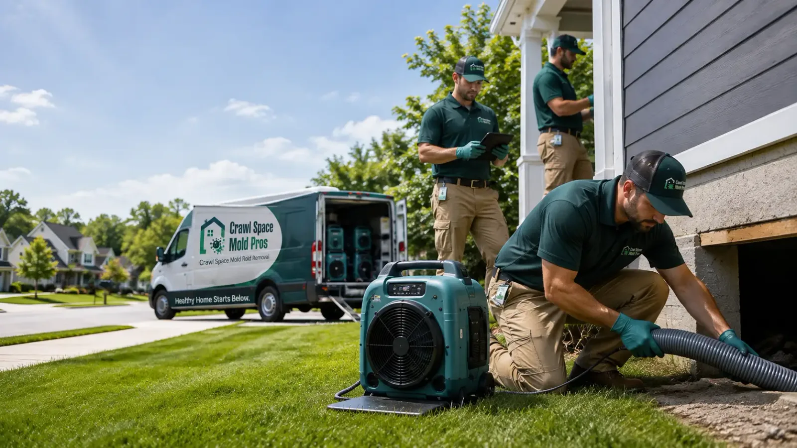 Crawl Space Mold Removal in Ihlen, MN